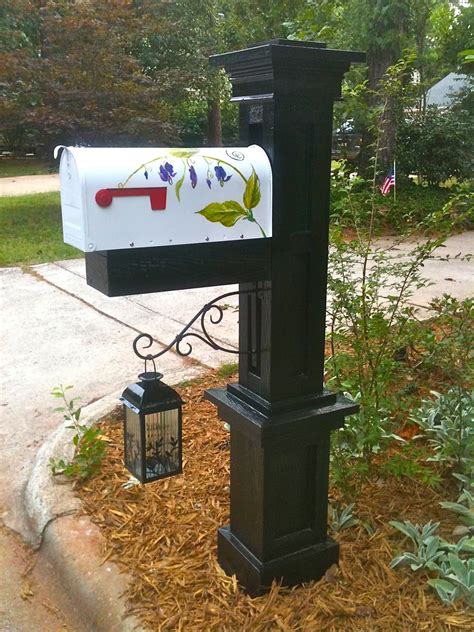 metal post box quotes|cute mailbox post ideas.